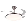 Ventilador retráctil P&B Agata L níquel LED 50-108 cm