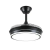 Ventilador retráctil P&B Ambra S negro LED 40-92 cm