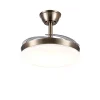 Ventilador retráctil P&B Chloe S cuero LED 40-92 cm