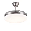 Ventilador retráctil P&B Chloe XL níquel LED 50-122 cm