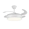 Ventilador retráctil P&B Fiona S blanco LED 40-92 cm