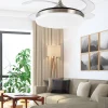 Ventilador retráctil P&B Isabella L níquel LED 50-108 cm