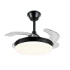 Ventilador retráctil P&B Isabella S negro LED 40-92 cm