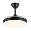 Ventilador retráctil P&B Isabella S negro LED 40-92 cm