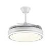 Ventilador retráctil P&B Ambra XL blanco LED 50-122 cm