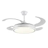 Ventilador retráctil P&B Ambra XL blanco LED 50-122 cm