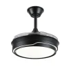 Ventilador retráctil P&B Selina S negro LED 40-92 cm