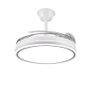Ventilador retráctil P&B Stella L blanco LED 50-108 cm