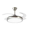 Ventilador retráctil P&B Stella L níquel LED 50-108 cm