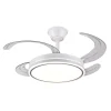 Ventilador retráctil P&B Stella S blanco LED 40-92 cm