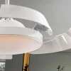 Ventilador retráctil schuller Enzo blanco LED 53-106 cm