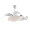 Ventilador retráctil schuller Enzo blanco LED 53-106 cm