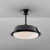 Ventilador retráctil schuller Enzo negro luz LED 53-106 cm