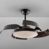 Ventilador retráctil schuller Enzo negro LED 53-106 cm