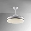Ventilador retráctil schuller Vento blanco bronce LED 50-100 cm