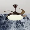 Ventilador retráctil schuller Vento marrón LED 50-100 cm