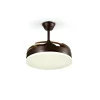 Ventilador retráctil schuller Vento marrón LED 50-100 cm