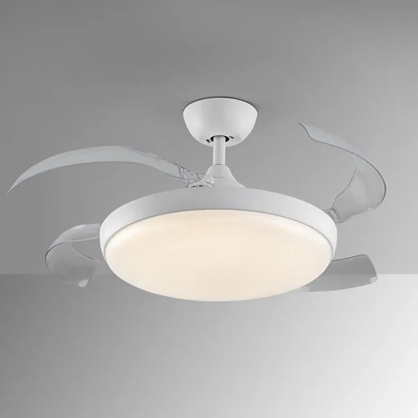 Ventilador retráctil schuller Venturi blanco LED 50-106 cm