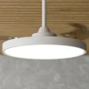 Ventilador retractil Sulion Bombay M blanco LED 50-106 cm
