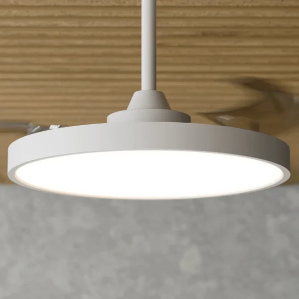 Ventilador retractil Sulion Bombay M blanco LED 50-106 cm