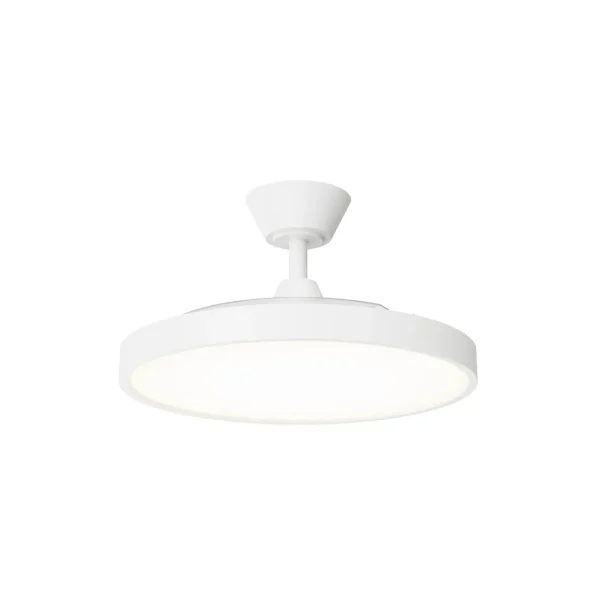 Ventilador retractil Sulion Bombay M blanco LED 50-106 cm