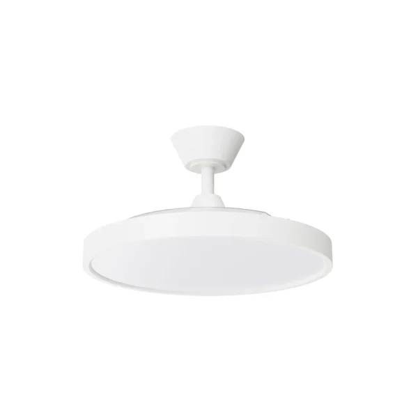 Ventilador retractil Sulion Bombay M blanco LED 50-106 cm