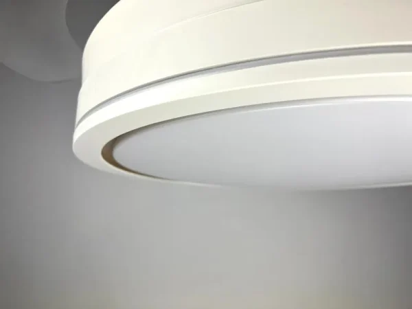 Ventilador de techo retráctil Sunaca Cordoba blanco oro LED 48-112 cm