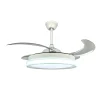 Ventilador de techo retráctil Sunaca Linares blanco LED 51-112 cm