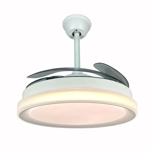 Ventilador de techo retráctil Sunaca Linares blanco LED 51-112 cm