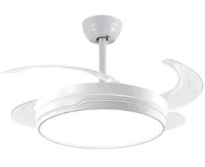 Ventilador de techo retráctil Sunaca Marbella blanco LED 48-108 cm