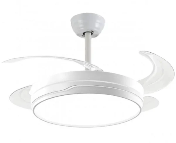 Ventilador de techo retráctil Sunaca Marbella blanco LED 48-108 cm