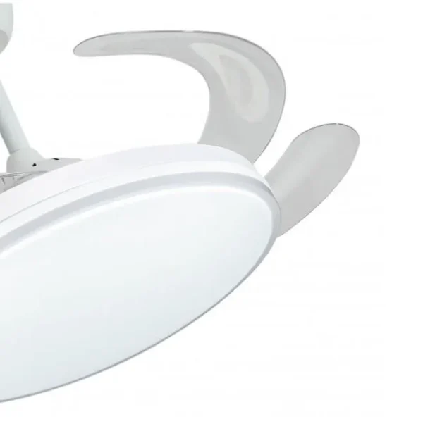 Ventilador de techo retráctil Sunaca Moralla blanco LED 49-108 cm