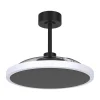 Ventilador de techo aspa desplegables Zioneled Platon Negro 3 aspas