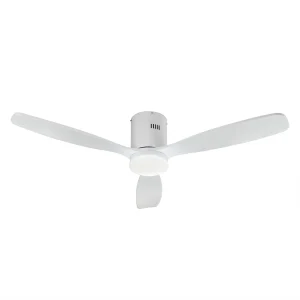 Ventilador de techo schuller Siroco blanco LED 132 cm
