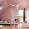 Ventilador de techo schuller Siroco Mini blanco LED 107 cm