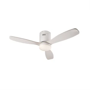 Ventilador de techo schuller Siroco Mini blanco LED 107 cm