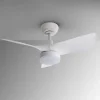 Ventilador de techo Schuller Tropic blanco led