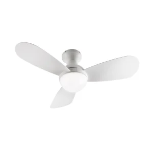 Ventilador de techo schuller Vito blanco LED 117 cm