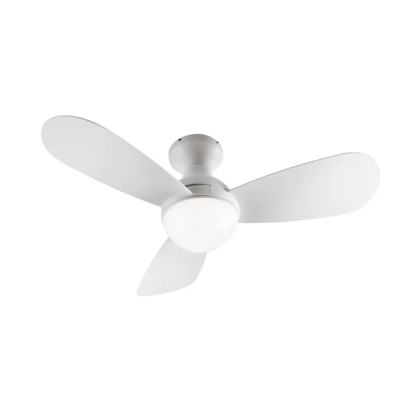 Ventilador de techo schuller Vito blanco LED 117 cm