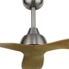 Ventilador techo Sulion Nova níquel Roble Sin Luz 132 cm