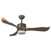 Ventilador de techo Sunaca Agust negro nogal LED 132 cm