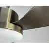 Ventilador de techo Sunaca Nico cuero nogal LED 109 cm